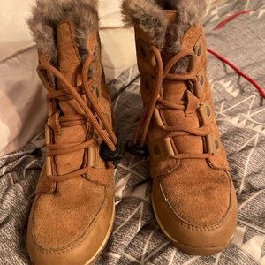 Little girls one of a kind sorel boots.
